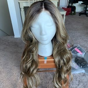 blonde lace front wig